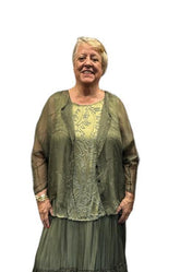 elegante zijde blouse 71260-s153 - Grizas