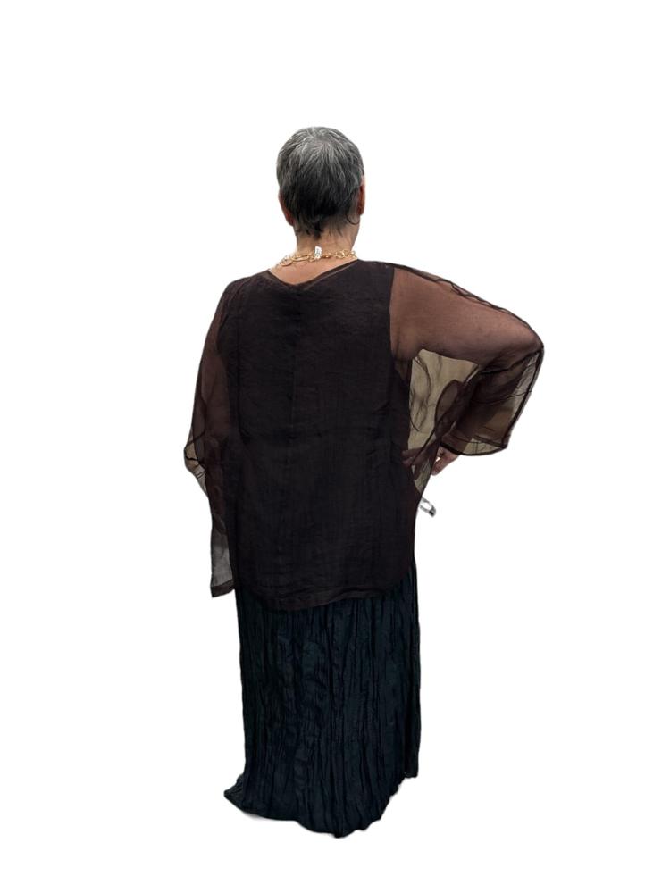 elegante zijde blouse 71260-s153 - Grizas