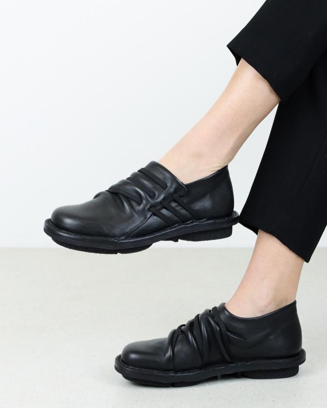 schoenen met plooi effect en elastische koorden "thrill" - Trippen