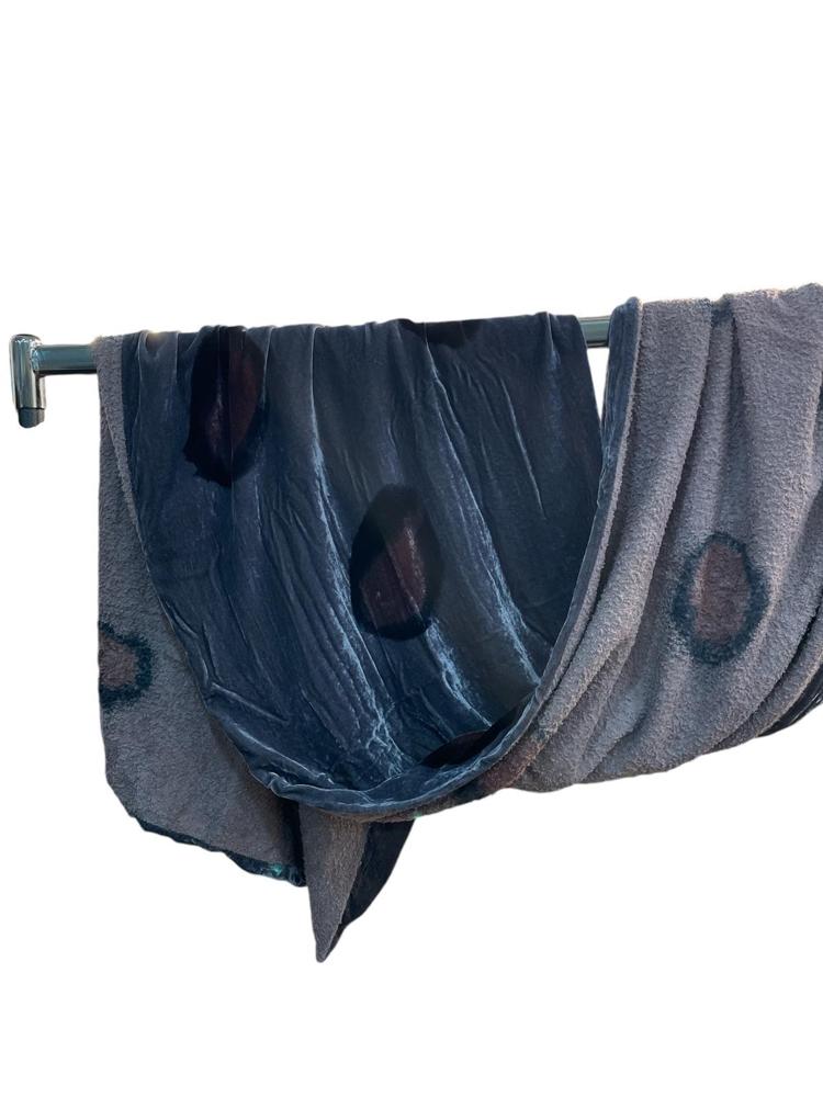 elegante handgekleurde fluweelachtige sjaal 242083 - PrivateSachen