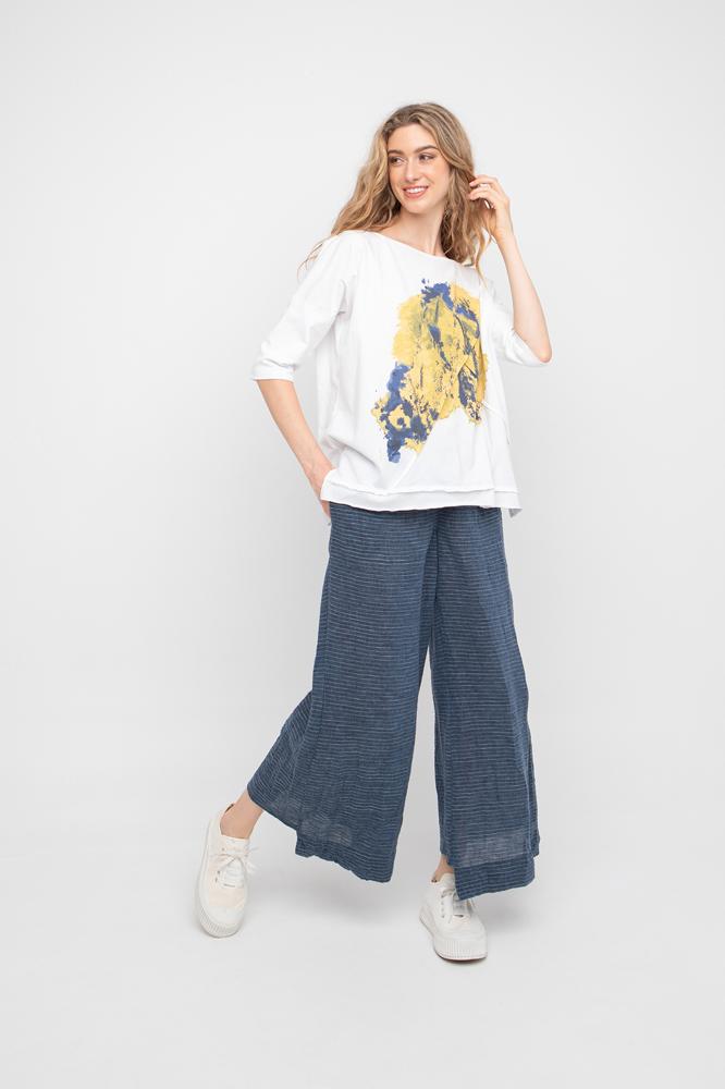 shirt met abstracte print 850408 - Ozai N Kü