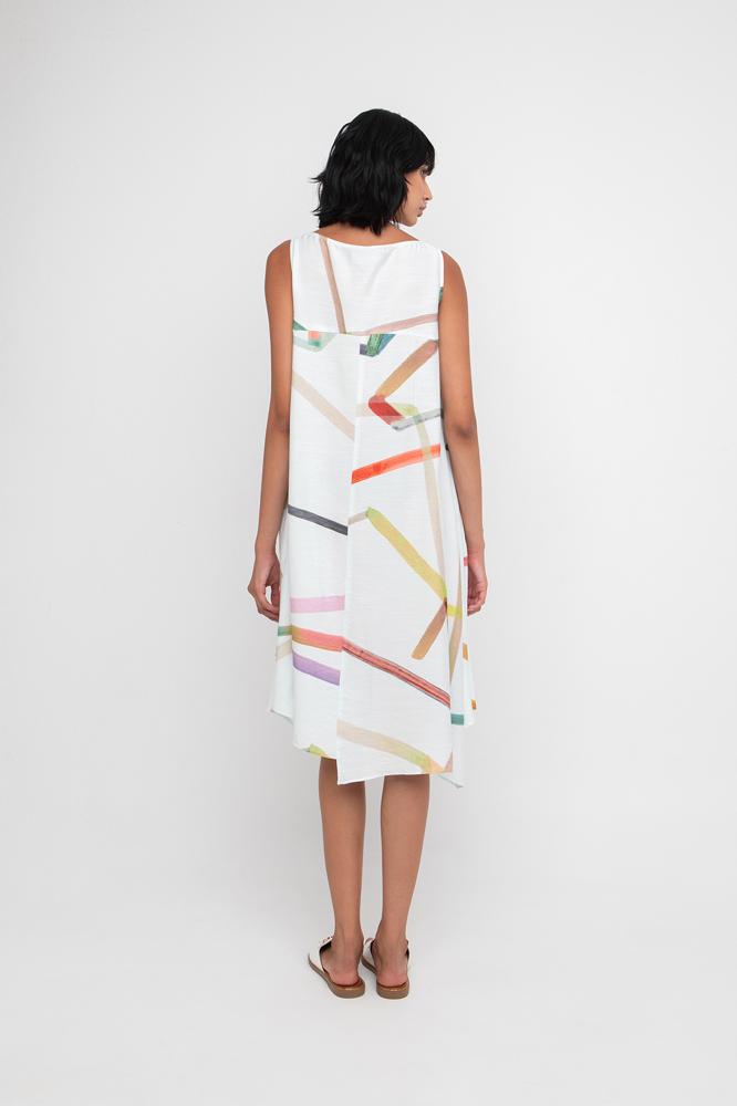zomerse jurk met kleurrijke accenten 850994 - Ozai N Kü