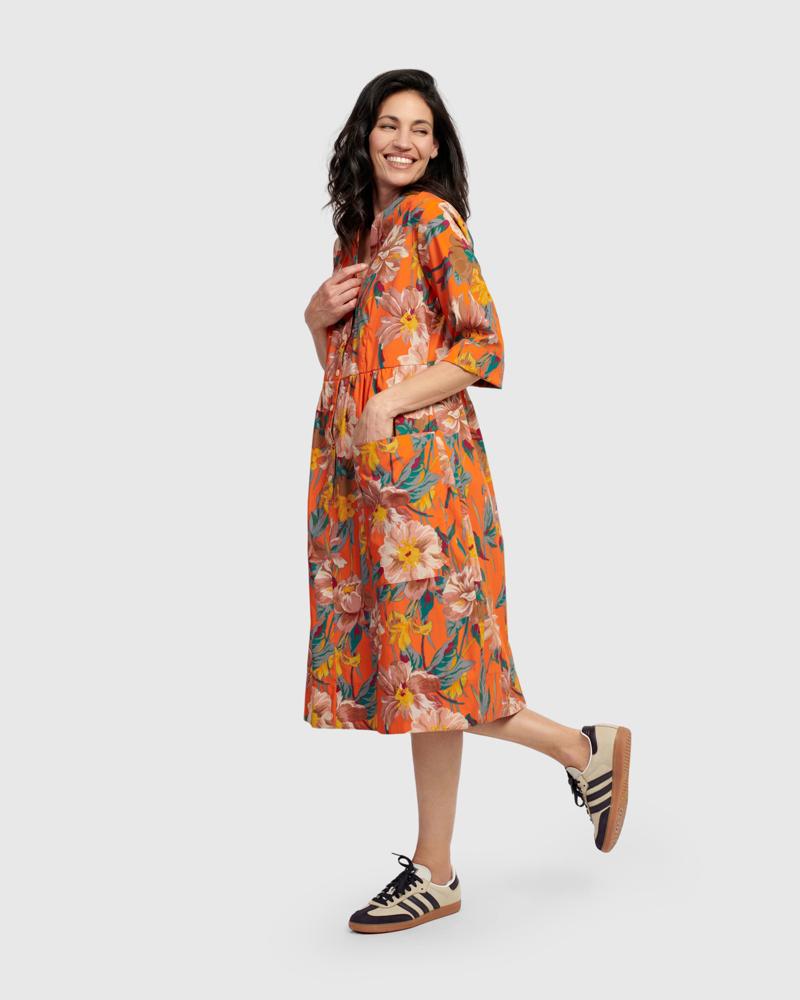 zomerse bloemenjurk sd808 - Alembika