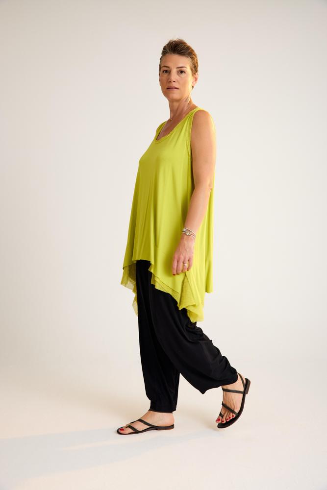 mouwloze asymmetrische top 25025 - Zilberman