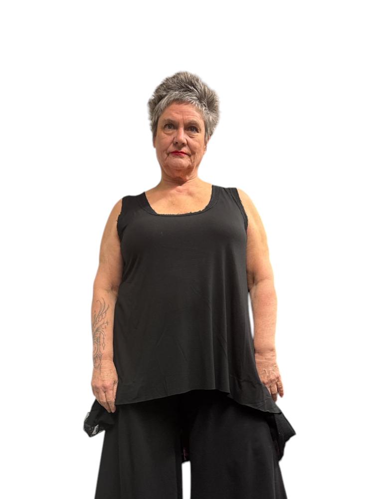 mouwloze asymmetrische top 25025 - Zilberman