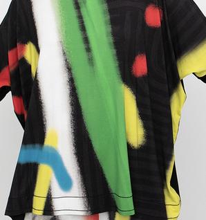 broek met abstracte print 850084 - Ozai N Kü