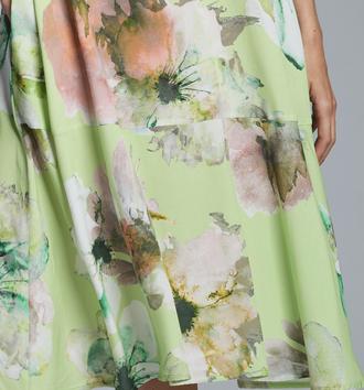 zomerse bloemenprint maxi jurk 8526-059 - Vetono