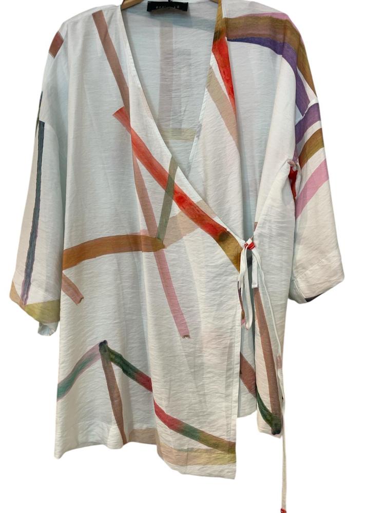 kimono vest met kleurrijke accenten 851034 - Ozai N Kü