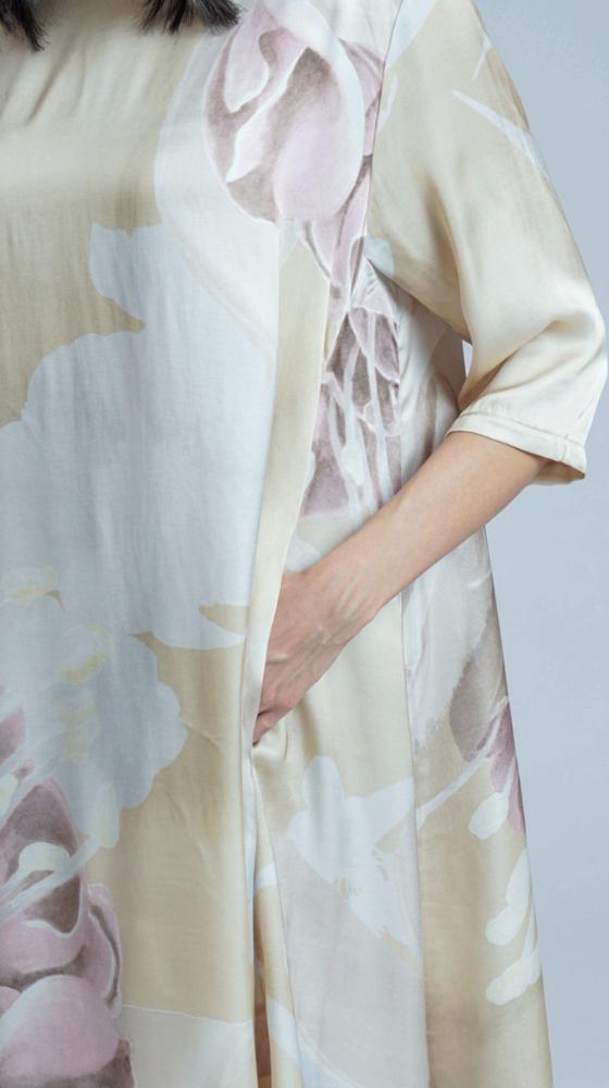 zomerse viscose jurk a243 vi - Thanny
