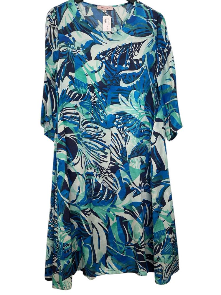 zomerse viscose jurk a243 vi - Thanny