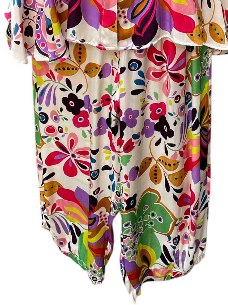 vrolijke viscose bloemenbroek b06 vi - Thanny