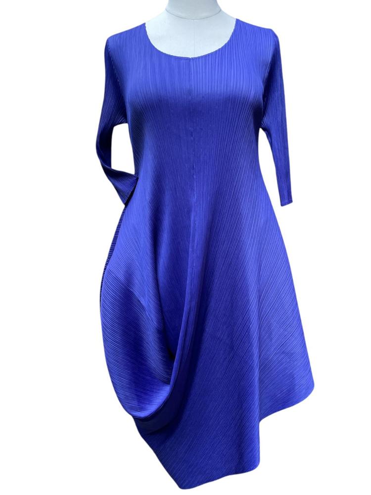 plissé elegantie jurk sky220 - Thanny
