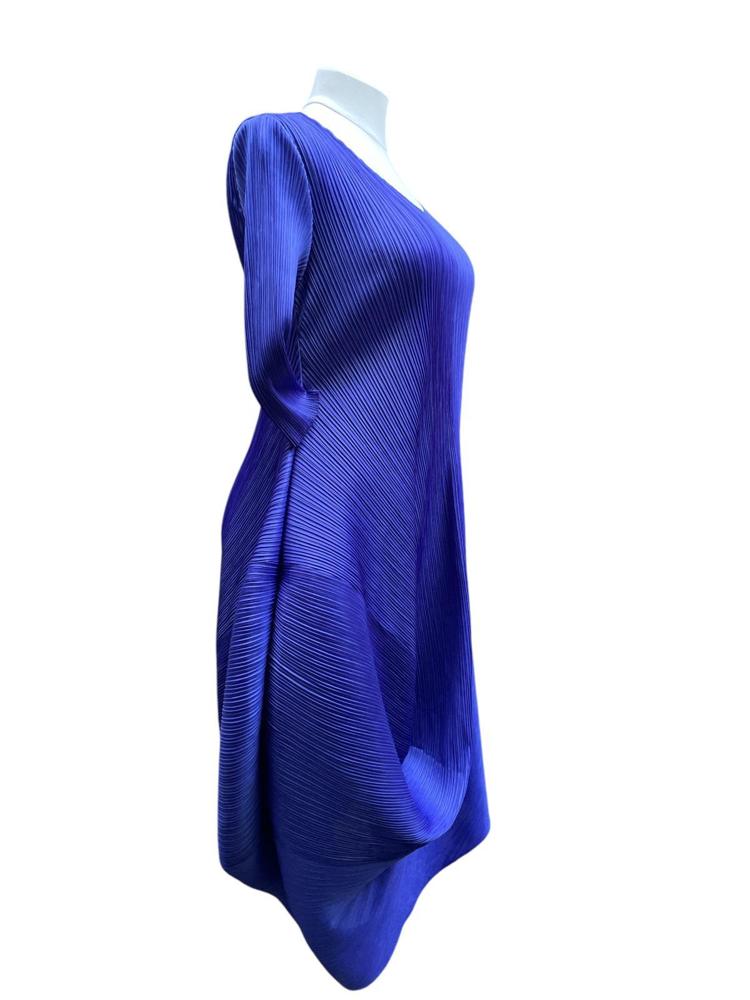 plissé elegantie jurk sky220 - Thanny