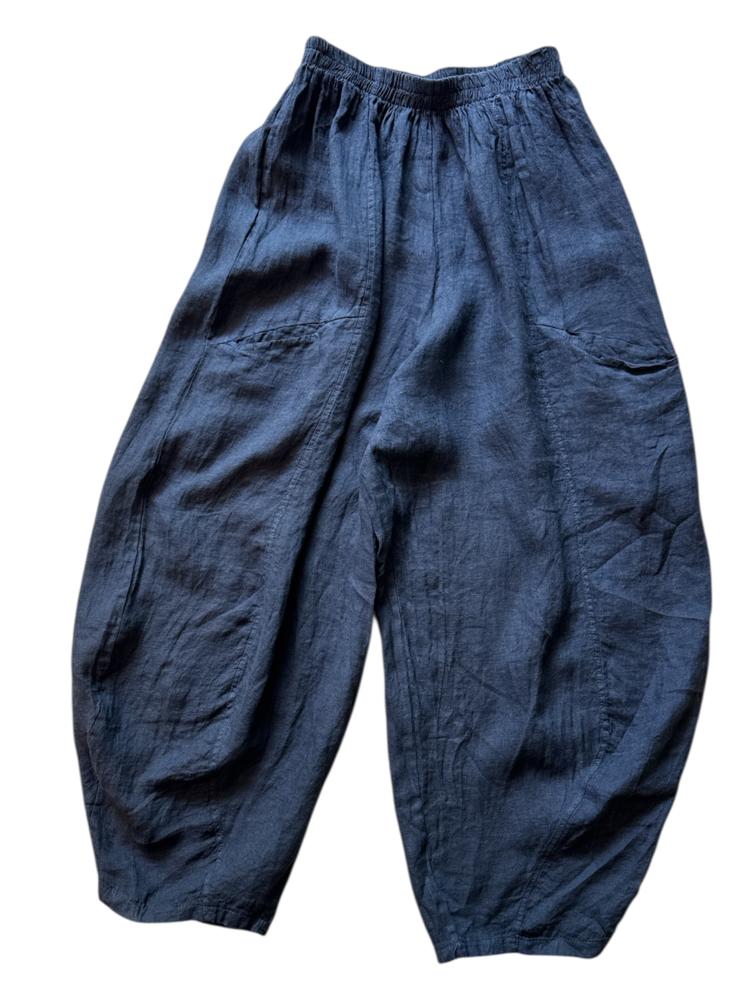 wijde linnen broek 4758 - MB Style