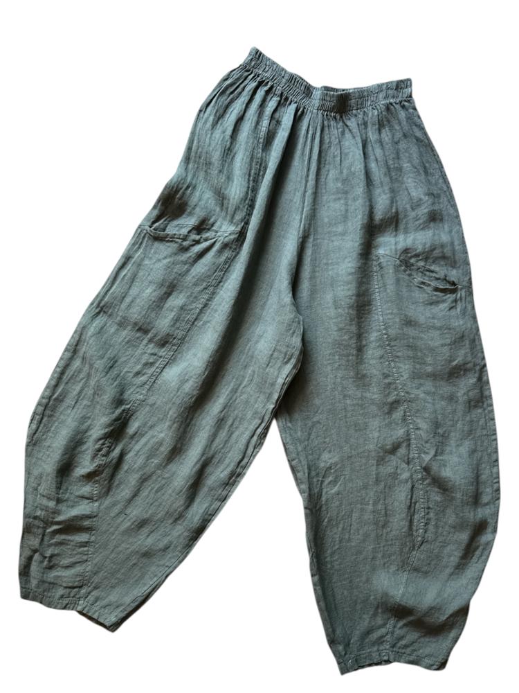 wijde linnen broek 4758 - MB Style