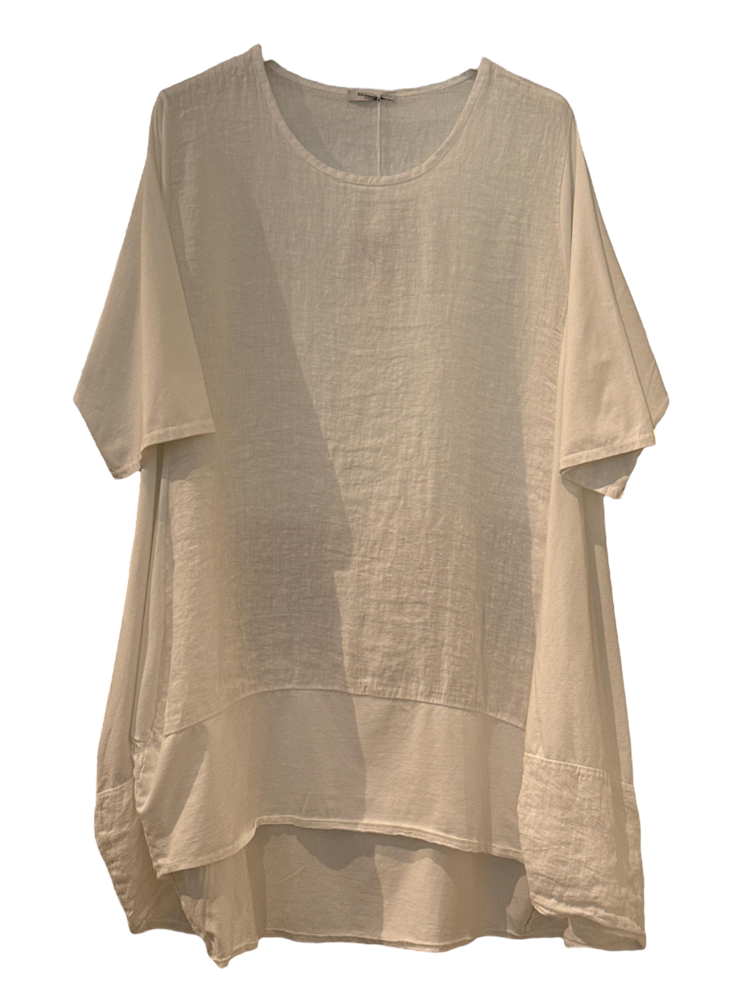 linnen shirt 6537 - Moonshine