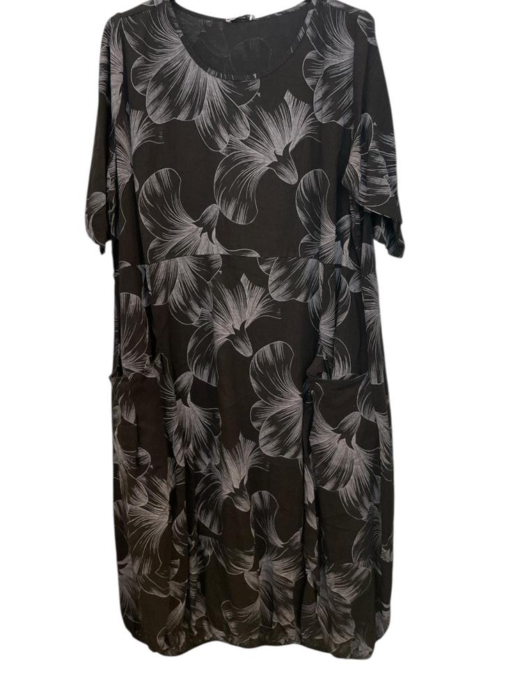 ballonjurk met bloemenprint 24215 - Moonshine