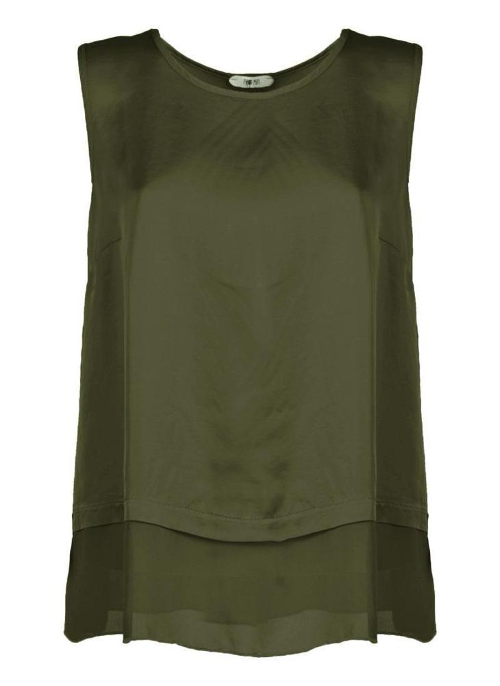 mouwloze elegante dames top 4209 - PourMoi