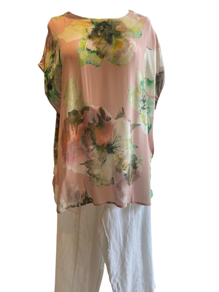 casual bloemenprint shirt 8526-014 - Vetono