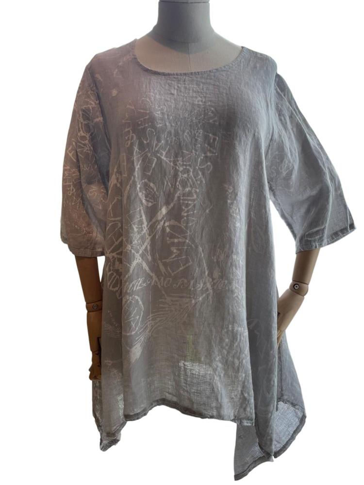 linnen shirt 6520b - Moonshine