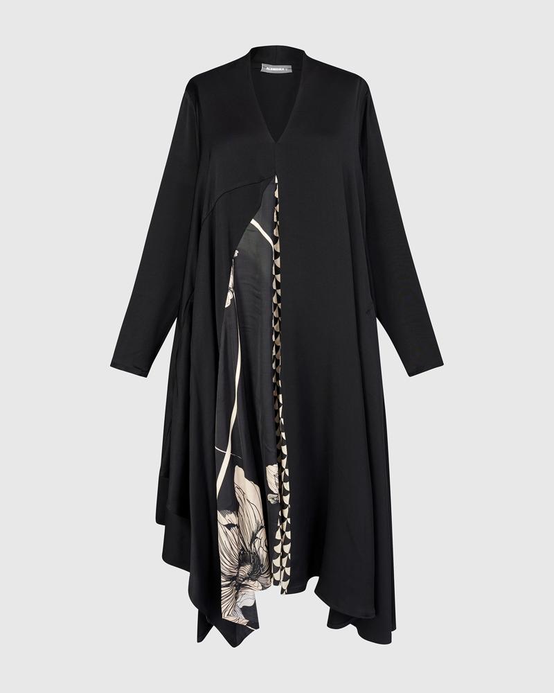 viscose maxi jurk ad821 - Alembika