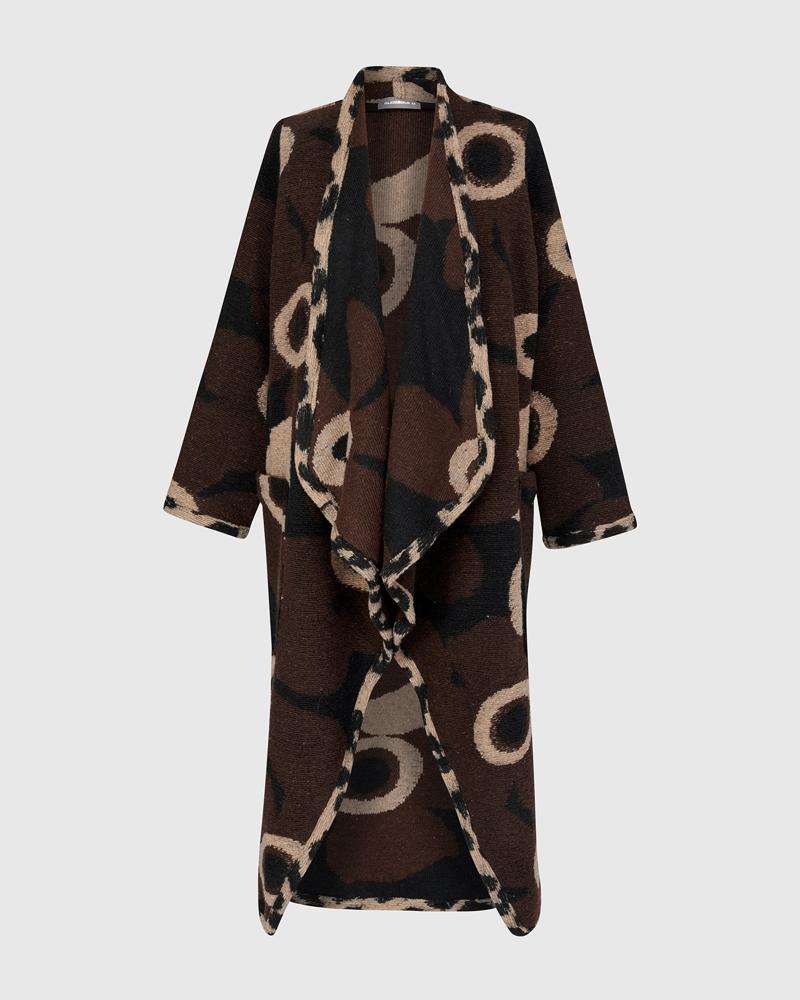 lang vest met patroon aj915 - Alembika