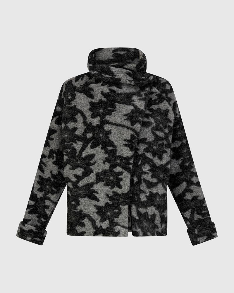 zachte warme herfstjas aj909 - Alembika