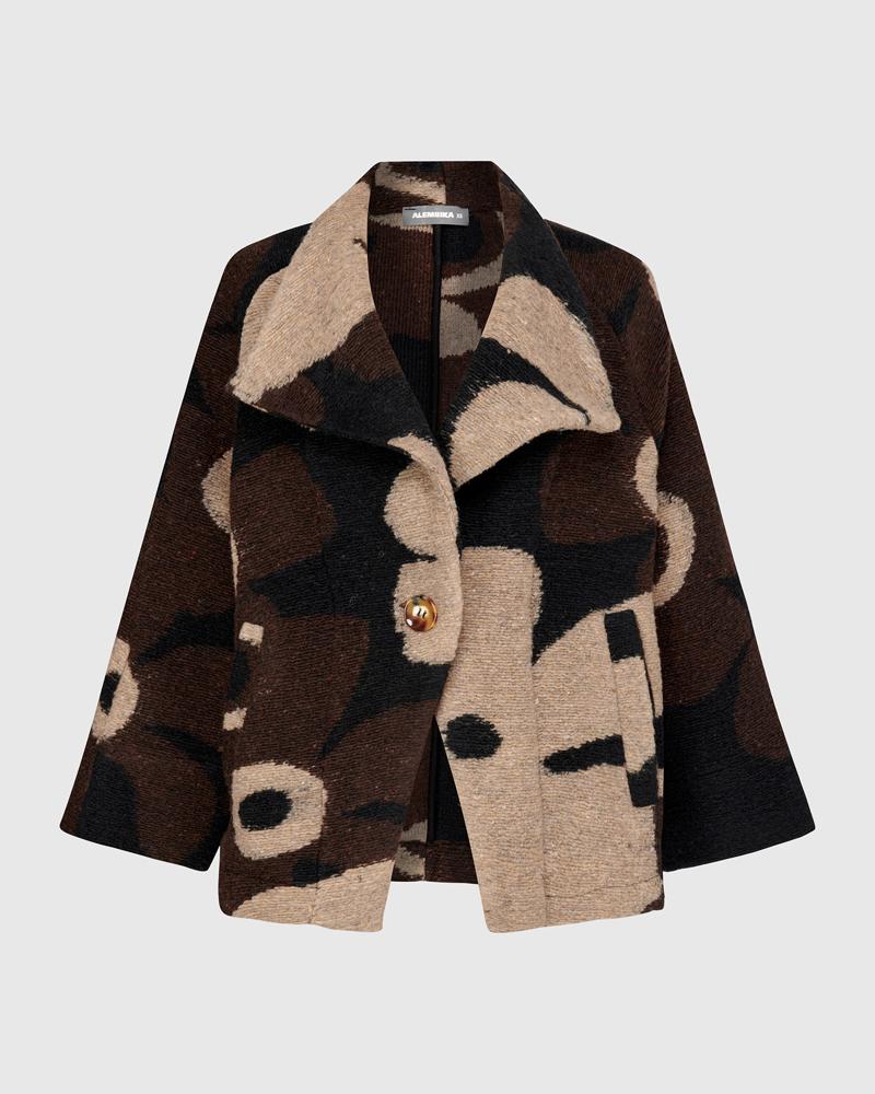 stijlvolle abstracte damesjas aj916 - Alembika