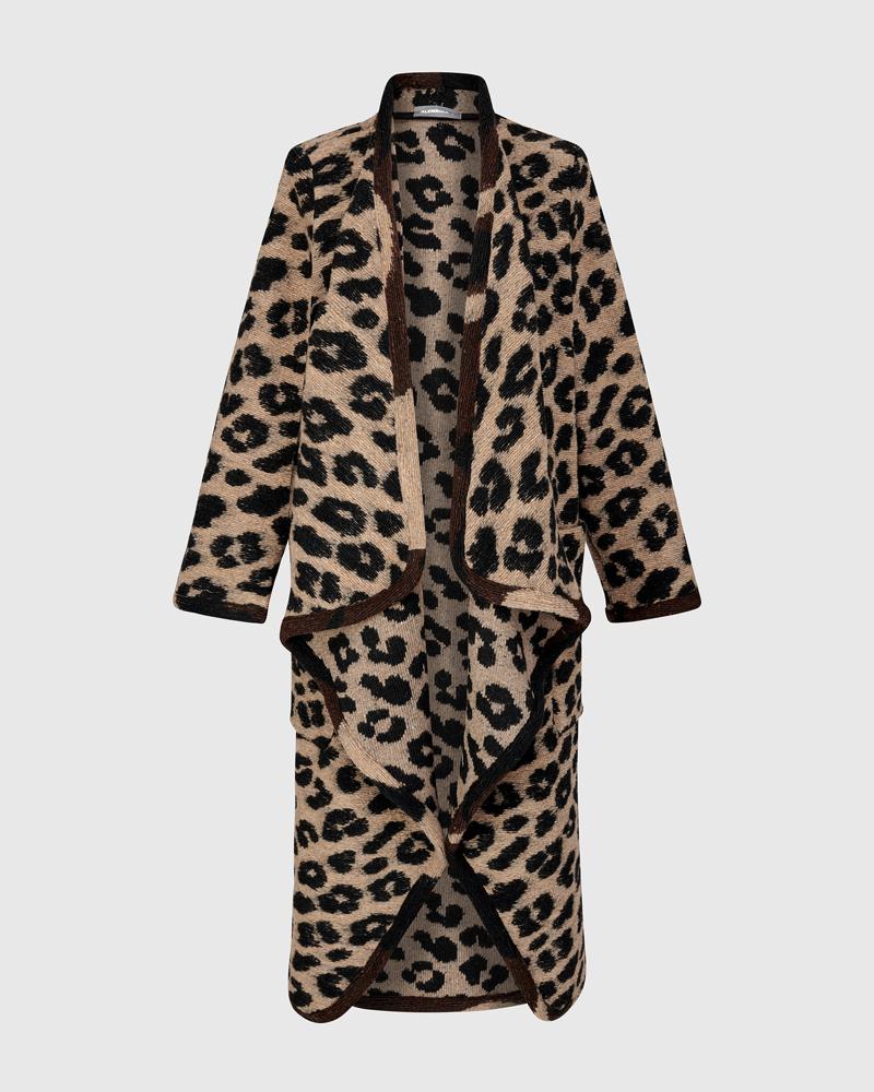 luxe dierenprint damesjas aj921 - Alembika