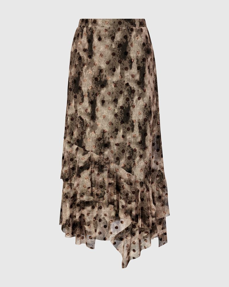 asymmetrische rok ak636 - Alembika