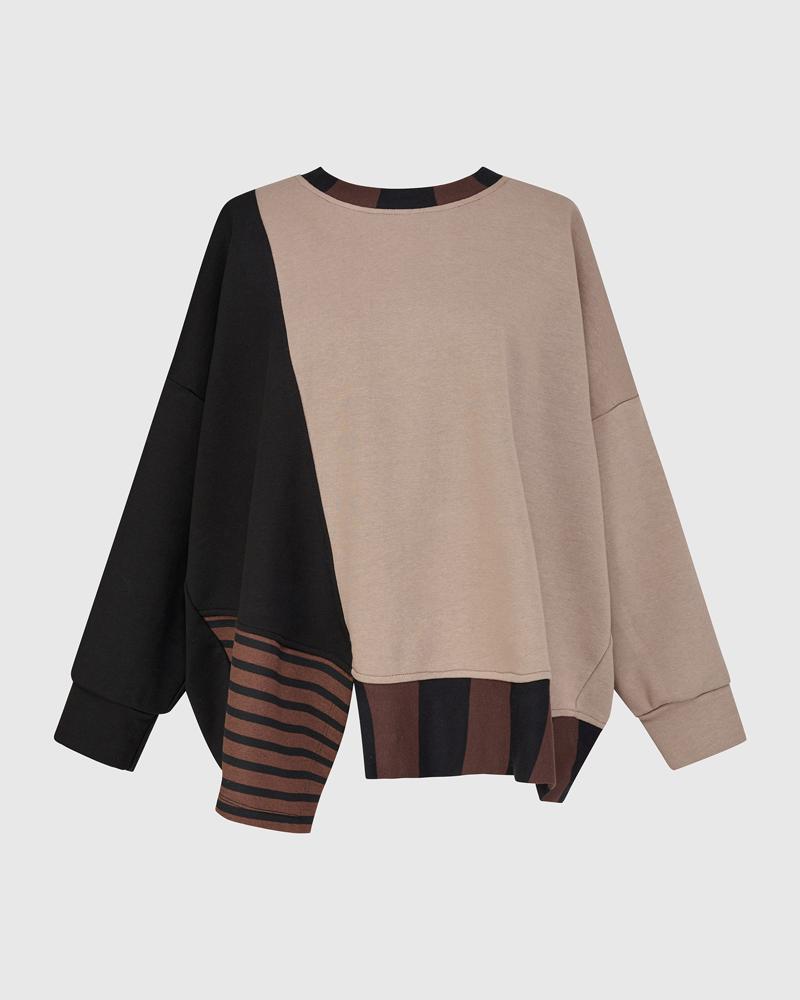 patchwork casual shirt ut637 - Urban by Alembika