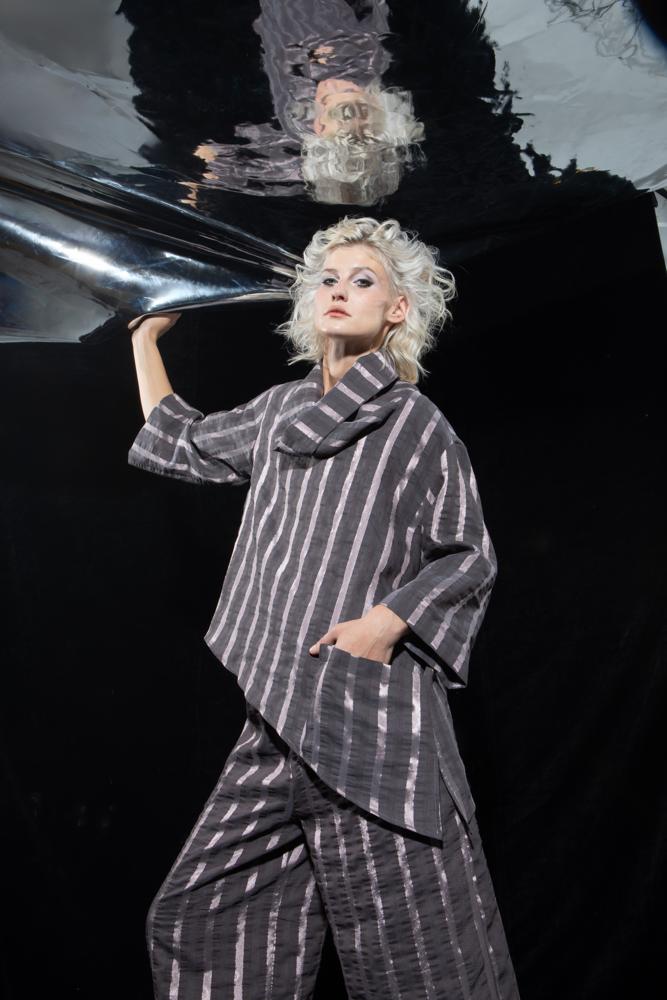 gestreepte elegante blouse 766075 - Ozai N Kü