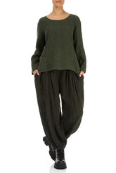 linnen katoenen relaxed shirt 52714-l268 - Grizas