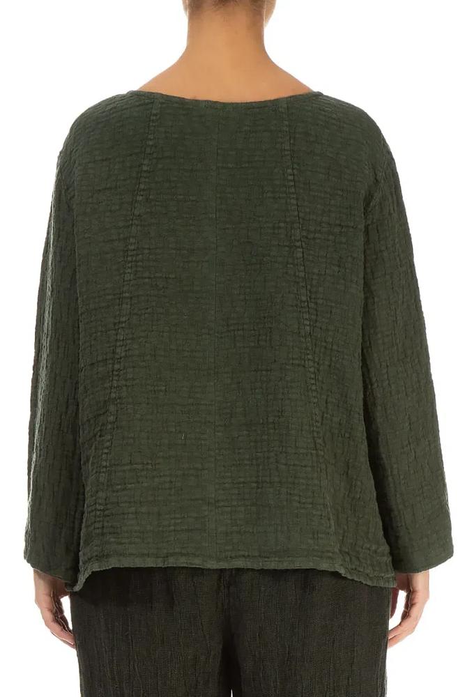 linnen katoenen relaxed shirt 52714-l268 - Grizas