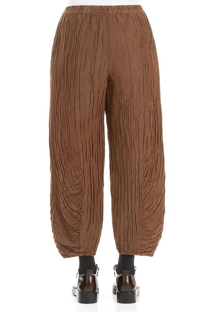 zijden gekreukelde broek 3833-st1 - Grizas