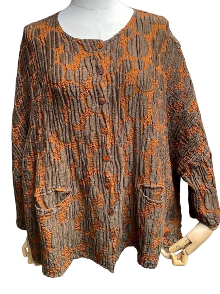 vest met opvallend patroon 7934-s301 - Grizas