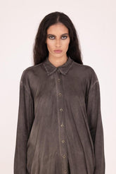 blouse in a-lijn met verlaagde schouder s198 - Sanctamuerte