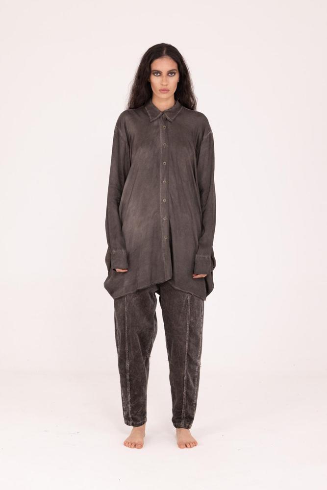 blouse in a-lijn met verlaagde schouder s198 - Sanctamuerte