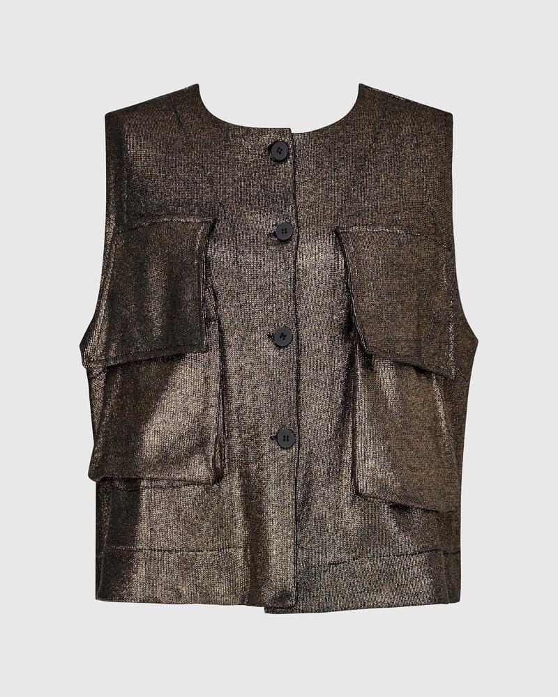 stijlvolle mouwloze damesjas aj914 aj914 - Alembika