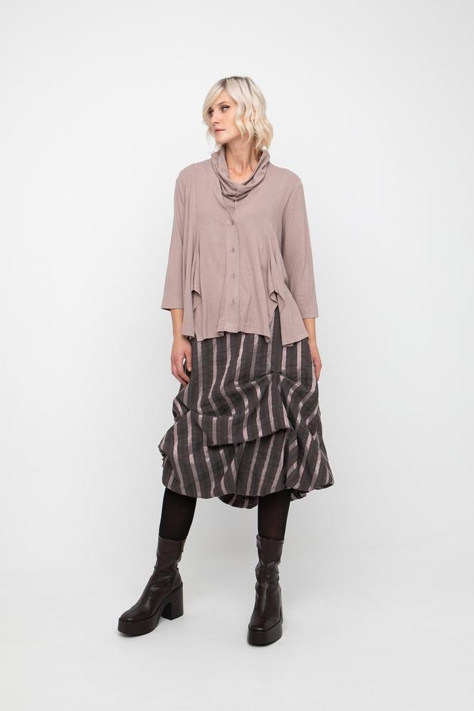trendy gestreepte midi-rok 766074 - Ozai N Kü