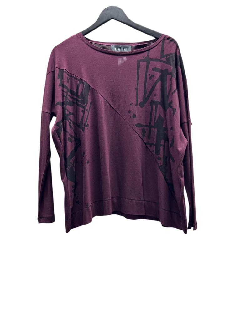 grafisch patroon dames shirt 766050 - Ozai N Kü