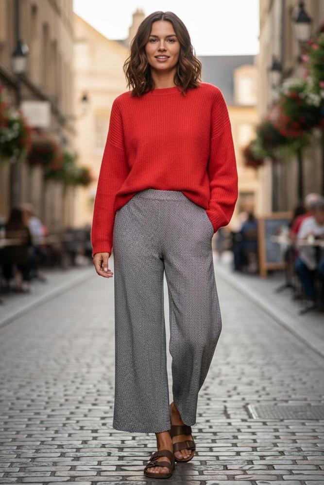 stijlvolle broek ap616 - Alembika