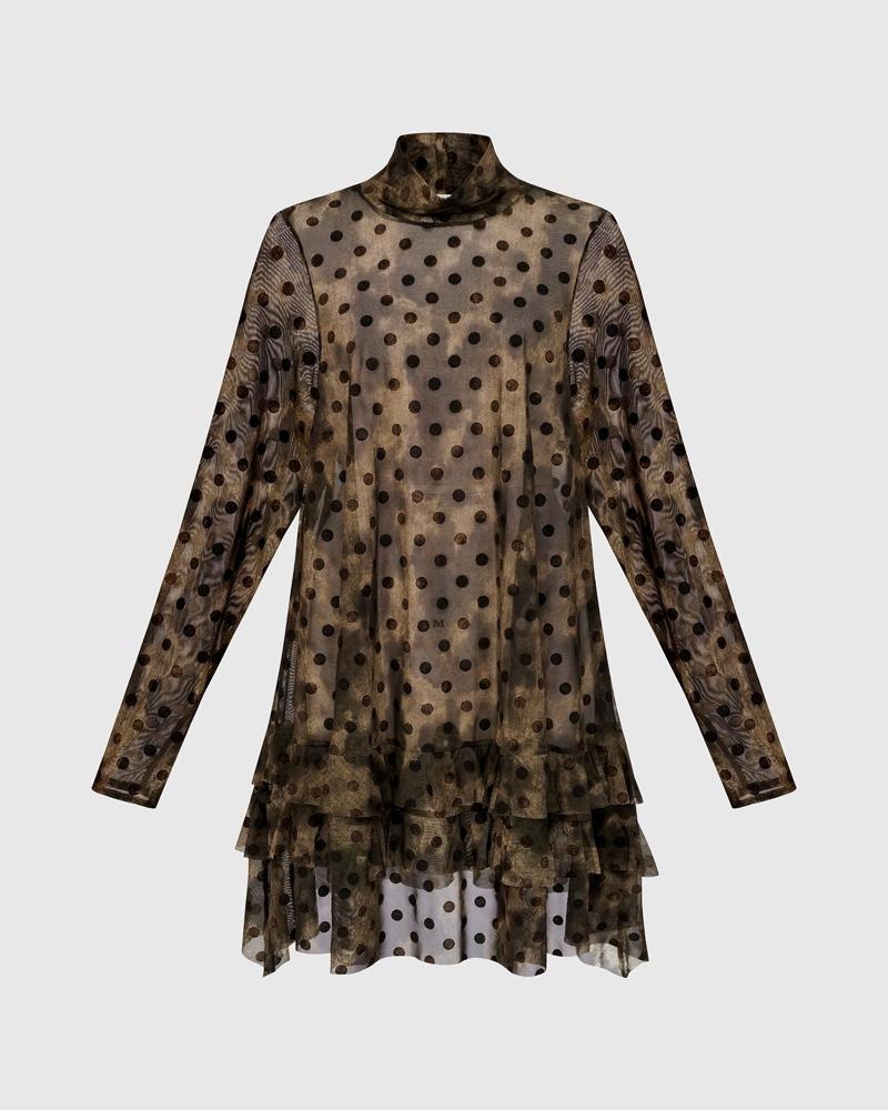 elegante geprinte tuniek ut623 - Alembika