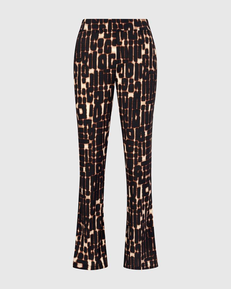 modieuze print broek ap611 - Alembika