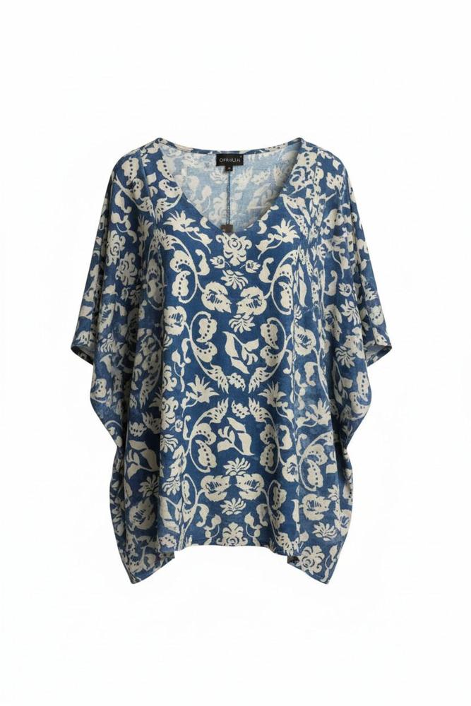 bloemenprint v-hals shirt emma - Ophilia