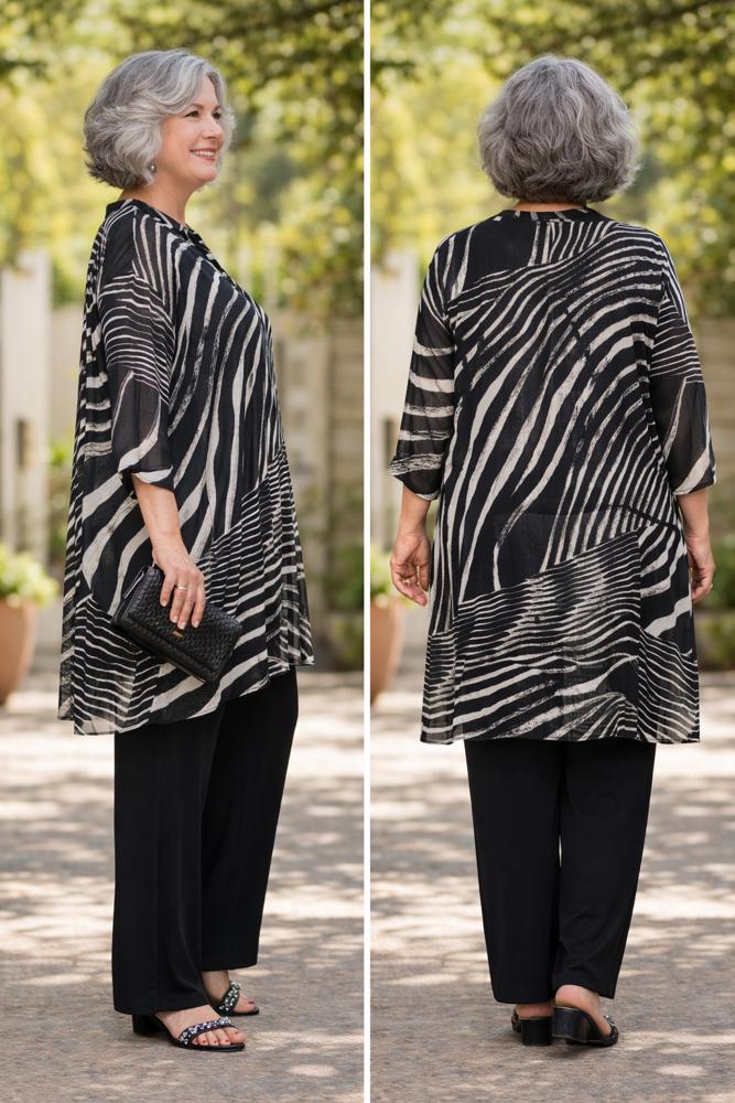 zomerse elegante tuniekjurk silvie - Ophilia