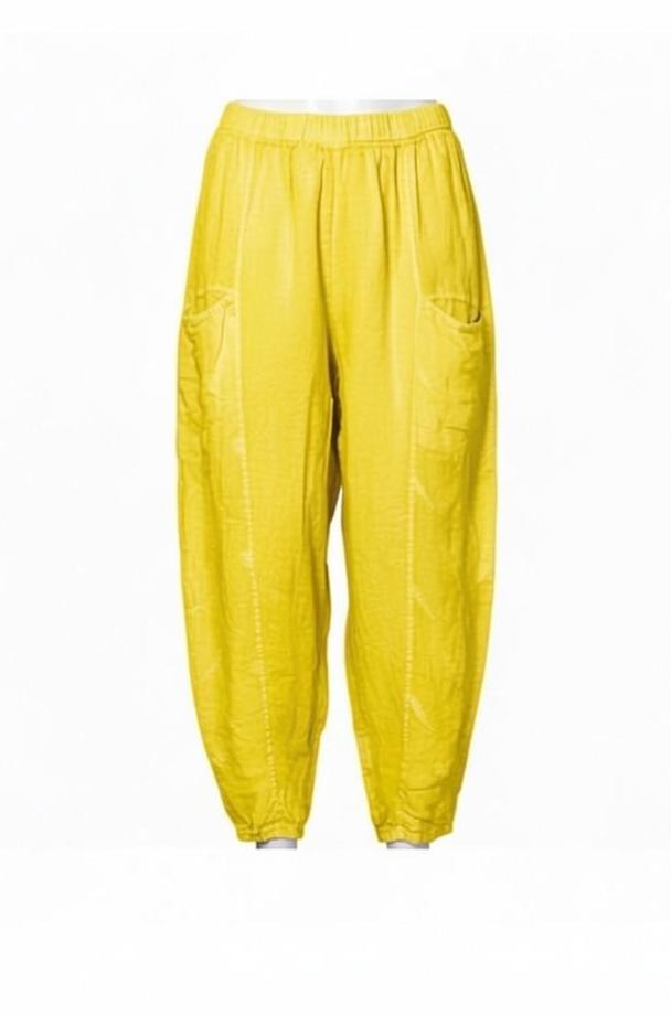 linnen comfort broek 7523ss26 - Moonshine