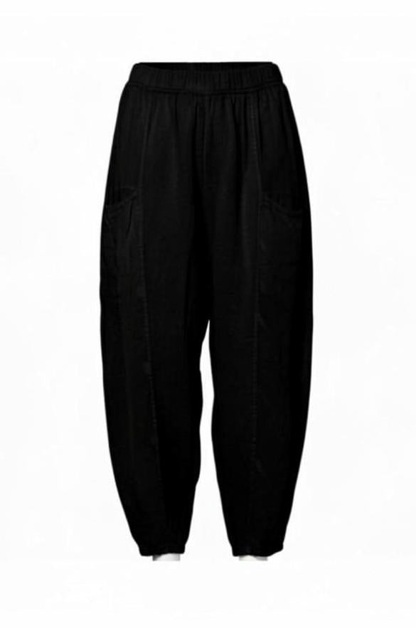 linnen comfort broek 7523ss26 - Moonshine