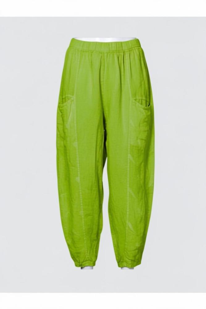 linnen comfort broek 7523ss26 - Moonshine