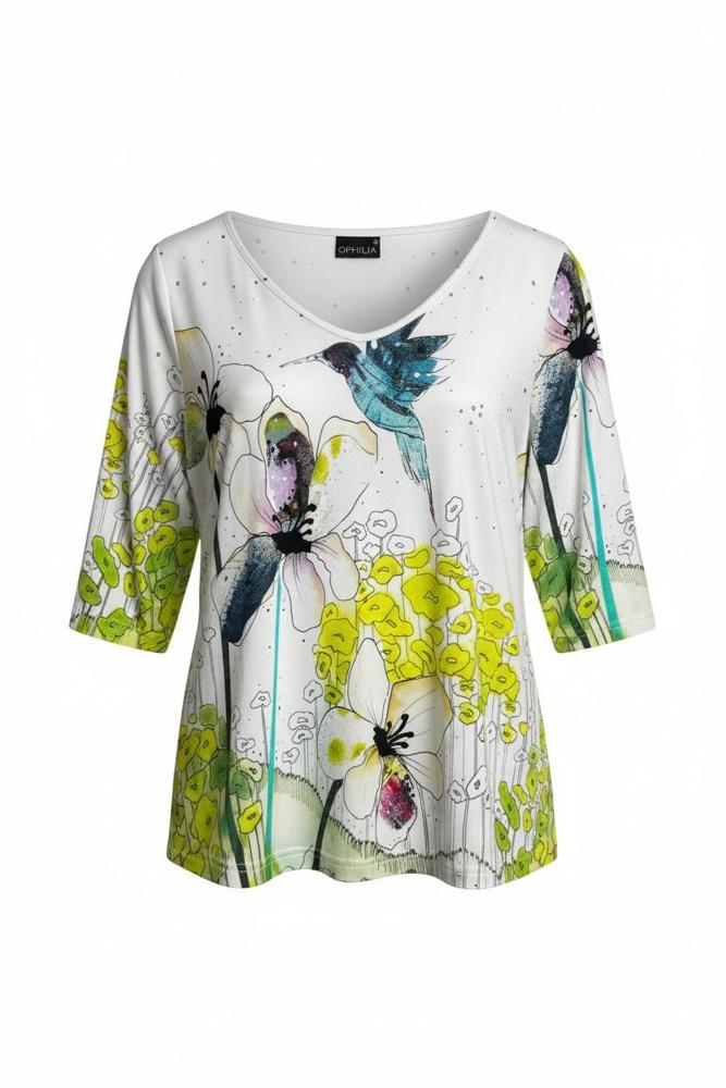 bloemenprint shirt annabelle k - Ophilia
